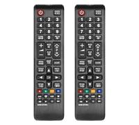 2 unidades AA59-00786A Mando a distancia compatible con Samsung Smart HD LCD LED TV UE32F6400 UE32F6470 UE40F6400 UE40F7090 UE40F8000 UE46F6470 UE46F7000 UE46F7090 Reemplazo Controlador