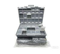 2 unidades AideTek BOXALL 48 y 1 unidad BOXALL40 Compartimentos Caja Caja Organizador SMT Partes Organizador Superficie Caja Etiquetas