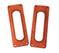 2 unidades. Anillos de cubierta para pastillas de una sola bobina - ¡Elija entre 4 tipos de madera!