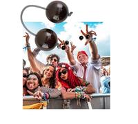 2 unidades Aslatua Authentic Rhythm African Shaker, Kashaka Musical Single Hand Percussion Instruments Kashaka Instrument, for Beginners, Music Therapy, Lessons, and Meditation Practices (wenge)