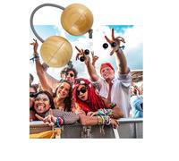 2 unidades Aslatua Authentic Rhythm African Shaker, Kashaka Musical Single Hand Percussion Instruments Kashaka Instrument, for Beginners, Music Therapy, Lessons, and Meditation Practices (Bamboo)