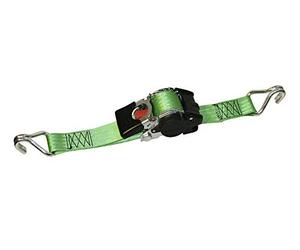 2 unidades automático correa con tensor de amarre retráctil 750/1500 kg, 3,0 m x 50 mm