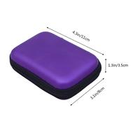 2 Unidades Bolsa Multiusos Para Auriculares Y Cables USB, Estuche Eva