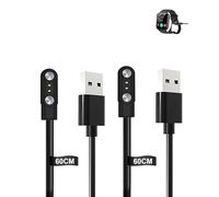 (2 unidades) Cable para reloj inteligente IOWODO R30PRO / R30Max de 1,85", yystao estable magnético USB cable de carga compatible con IOWODO R30PRO / R30Max