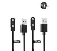 (2 unidades) Cable para reloj inteligente RUIMEN D1 de 1,85 pulgadas, yystao estable magnético USB cable de carga compatible con RUIMEN D1
