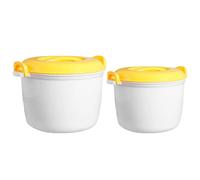 2 Unidades Cocer Arroz Microondas Vaporera