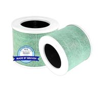 (2 unidades) Core Mini filtro HEPA de repuesto compatible con LEVOIT Core Mini purificador de aire, filtro H13 True HEPA, filtro purificador de aire 3 en 1 con filtros de carbón activo, Core