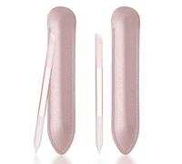 2 unidades Cuticle Pusher empujador de cutículas de cristal lima para uñas cutícula pusher profesional de precisión para bricolaje