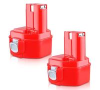 2 unidades de 12 V 4800 mAh NI-MH batería de repuesto para Makita 12V 1220 1222 PA12 1233S 1234 1233 1235 1235B 1235F 192696-2 192698-8 192698-A 1938-A 1935F 192696-2 192698-A 1938-A 138 cm-9 cm
