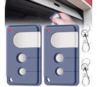 2 unidades de abridor de puerta de garaje: mando a distancia para garaje compatible con Chamberlain 84335EML,84333E,94333E,94333E,Mando a distancia para puerta de garaje, 433,92 MHz Garaje Mando a