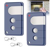 2 unidades de abridor de puerta de garaje: mando a distancia para garaje compatible con Chamberlain 84335EML,84333E,94333E,94333E,Mando a distancia para puerta de garaje, 433,92 MHz Garaje Mando a