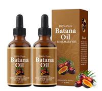2 unidades de aceite de Batana para el cabello, aceite de batana, promueve el crecimiento del cabello, cuida el cuero cabelludo, reduce la caída del cabello, repara el cabello seco, dañado, adecuado