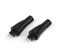 2 unidades de adaptador de cable estéreo de grado audiólogo, conector de puerto estéreo para auriculares avanzados TH610/TH1000RP/TH1100RP/TH909