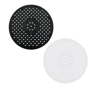 2 unidades de alfombrillas protectoras para fregadero, alfombrilla de drenaje redonda, inserto redondo, protector para fregadero de cocina, alfombrilla para vajilla