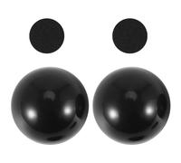 2 unidades de almohadillas enfriadoras antideslizantes negras para portátiles