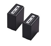 2 unidades de alta capacidad para Panasonic AG-VBR89G AG-VBR59 AG-VBR118G AG-BRD50 AG-B23 y AG-DVX200 AG-AC8 AG-AC90A AG-DVC30 AG-HPX250 AG-HPX255 AG-HVX201 AJ-PX2 30 AJ-PX270 AJ-PX298 AJ-PG50 HC-MDH2