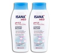 2 unidades de bálsamo corporal ISANA MED pH 5,5 2 x 250 ml