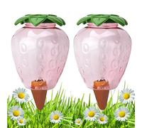 2 unidades de bolas de riego grandes de 500ML, riego para plantas de interior, sistema de riego para plantas en maceta, dispensador de agua de almacenamiento de plantas de plástico, arcilla, para