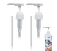 2 unidades de bomba dosificadora de 500 ml de jarabe para Best Body Nutrition, Vital Drink Bomba dosificadora para Best Body Nutrition Vital Drink Zerop, reutilizable, para recipiente roscado 28/410