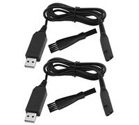 2 unidades de cable de carga para afeitadora eléctrica compatible con Braun 3020S 3080S 760CC 790CC 340s 190s 5190cc 5210 9095cc