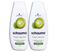 2 unidades de champú limpiador Schauma Fresh Matcha 2 x 400 ml