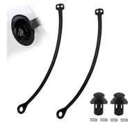 2 unidades de cinta de sujeción y fijación para tapa de depósito, banda de goma para el conducto de la tapa del depósito, compatible con VW Audi, Passat Seat, Skoda Cupra, línea de cubierta de