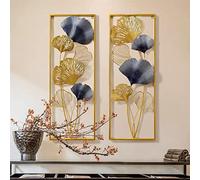 2 unidades de decoración de pared de metal, 85 x 31 x 5 cm, forja a mano, para diferentes escenas, decoración del hogar