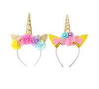 2 Unidades De Diademas Para Niños, Diademas Con Cuernos, Accesorios Para El Cabello Para Niñas, Lindas Diademas De Dibujos Animados, Diademas Para Fiestas Navideñas