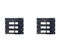 2 unidades de disco duro SSD HDD SATA5.1 de 6 Gbps, placa base de almacenamiento NAS, placa de expansión de servidor, 2 unidades de 4 pines