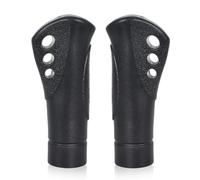 2 unidades de empuñadura para andador, fundas universales para andador, antideslizantes, cómodas, almohadillas para muletas, para andador, rodilleras, accesorios, 2,2 cm (negro B)