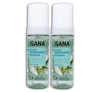 2 unidades de espuma de limpieza suave ISANA 2 x 150 ml