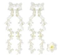 2 unidades de flores de cerezo decorativas, 1,8 m, flores artificiales para colgar en la pared, seda artificial, flor de cerezo, decoración de flores de cerezo, guirnalda de flores de cerezo para