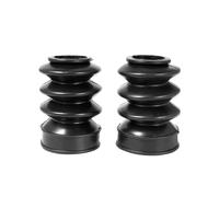 2 Unidades De Fuelles Horquilla Goma (Guardapolvos) Negros para Motocicleta - Accesorios para H&Arley Sportster Dyna FX XL 883 1200 XL883