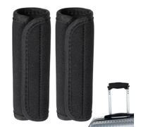 2 unidades de fundas protectoras para asa de maleta, muletas, almohadillas para equipaje, almohadillas extraíbles, funda de repuesto, funda protectora para equipaje, mochila, accesorios de viaje