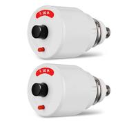 2 unidades de fusibles automáticos 10 A, rosca E27, tipo L