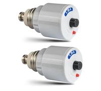 2 unidades de fusibles automáticos de 20 A (fusible para distribución eléctrica antigua), rosca E27, característica L, 230/400 ~ 240/415 (20 A)