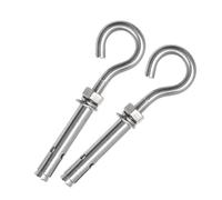 2 unidades de gancho de expansión de acero inoxidable 304 M6 M8 M10 for tapa de pozo, tornillo, malla de inspección.(M8)