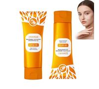 2 unidades de gel exfoliante de enzimas naranjas, exfoliante facial naranja, eliminación de piel muerta, purificadores suavizantes, refinando la complexión de la piel