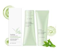 2 unidades de gel exfoliante limpiador, crema hidratante exfoliante, eliminación de la piel muerta encoge los poros, blanqueamiento suave para la cara y el cuerpo, gel exfoliante ideal para todos los