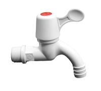 2 Unidades De Interruptor De Plástico For Grifo De PVC Blanco, Rosca Externa De 20 A 25 Mm De Diámetro, For Inodoro, Lavadora, Conexión De Desagüe De Tuberías.(25mm)