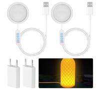 2 unidades de kit de lámparas LED para impresora 3D para laboratorio Bambu A1/A1mini/P1S/P1P/X1C, 3 W Bambuolab 3D Impresora Accesorios Creativos DIY Kits LED Kits, Modelos de Luz Nocturna Accesorios