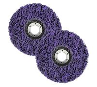 2 unidades de lijadora de cubo de rueda, disco CSD, 125 mm, galletas negras, discos abrasivos para amoladora angular, disco abrasivo, amoladora angular, 125 discos, color lila
