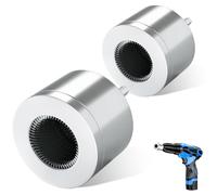 2 unidades de limpiador de tubos de cobre, cepillo de limpieza para tubos de taladro, 15 mm+22 mm, limpiador de tubos de cobre de metal, eficiente limpiador eléctrico para tubos de taladro con cerdas
