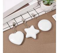 2 unidades de luz de bolsillo con sensor para bolso de mano USB 2 modos Smart Touch portátil LED luz de bolso regalo para familia amigos novia madre (corazón + estrella + círculo)