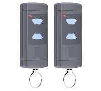 2 unidades de mando a distancia para puerta de garaje HSE2-868, HSM4-868, HS4-868, compatible con Blue Buttons 868.3MHz Garaje Mando a distancia 2 canales