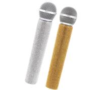 2 Unidades De Micrófono De Juguete, Accesorio Simulado Para Imitación