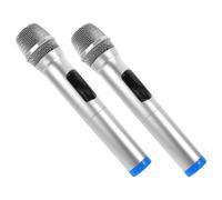 2 Unidades De Micrófono Plástico Infantil Para Decoración