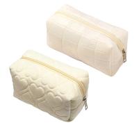 2 Unidades De Neceser Para Mujer, Neceser De Gran Capacidad, Bonito Neceser Para Cosméticos, Neceser Suave, Neceser De Viaje