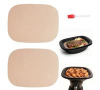 2 Unidades de Papel de Horno Reutilizable para Thermomix TM7 Varoma, Lámina para Horno Resistente al Calor Hasta 250 °C, con Superficie Antiadherente, IAccesorio para TM7