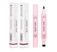 2 unidades de pecas Tift Point Pecas sello impermeable 2 en 1 Freckles Pen Eyeliner Freckle Pen maquillaje natural para todos los tipos de piel (marrón claro en marrón profundo)